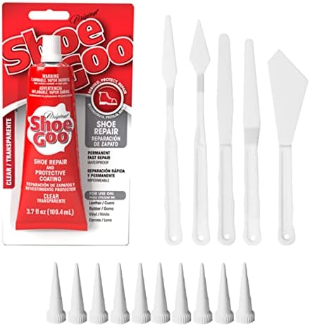 Shoe Goo Clear Bundle: Tube + 10 Snip Tip Applicators